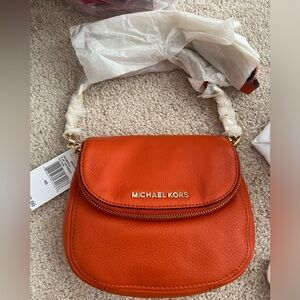 Michael Kors Bedford flap crossbody leather bag